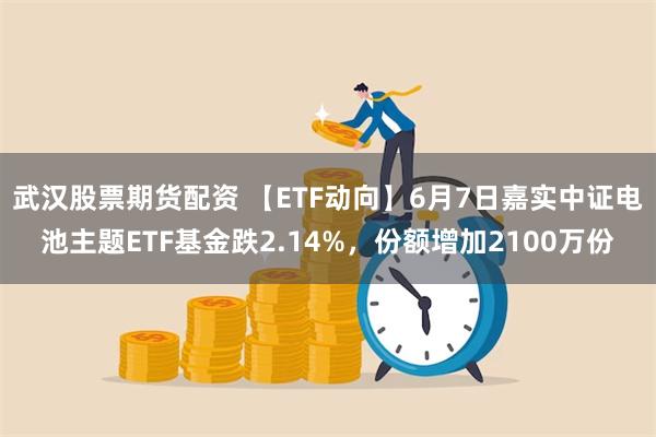 武汉股票期货配资 【ETF动向】6月7日嘉实中证电池主题ETF基金跌2.14%，份额增加2100万份