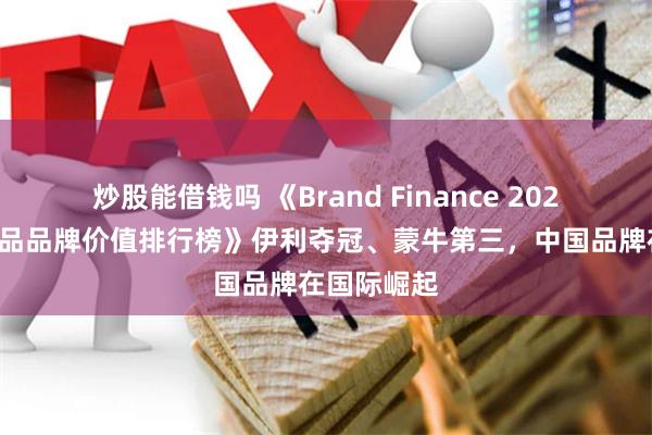 炒股能借钱吗 《Brand Finance 2024年全球乳品品牌价值排行榜》伊利夺冠、蒙牛第三，中国品牌在国际崛起