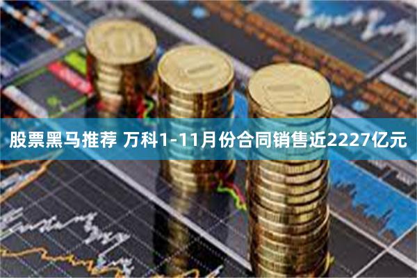 股票黑马推荐 万科1-11月份合同销售近2227亿元